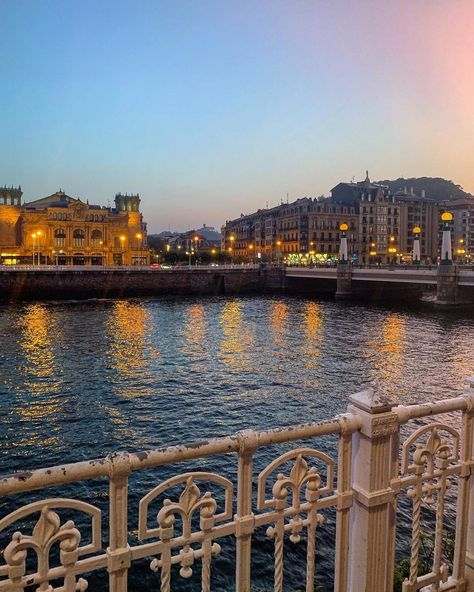 elise on Instagram: “San Sebastian #sansebastian #spain #photography #travelphotography #travel #photographer #water #sunset #camera #picture #feature” Spain San Sebastian, Getaria Spain, Bilbao Spain, Water Sunset, San Sebastian Spain, Architecture Collection, Spain Photography, St Sebastian, San Blas