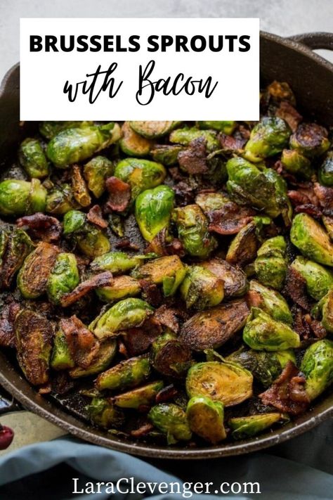 Brussels Sprouts Cast Iron Skillet, Brussel Sprout Recipes Cast Iron Skillet, Bacon Brussel Sprouts Stovetop, Maple Bacon Brussel Sprouts Skillet, Cast Iron Brussel Sprouts Bacon, Carmelized Brussels Sprouts, Sauteed Brussel Sprouts With Bacon, Cast Iron Brussel Sprouts, Broiled Brussel Sprouts