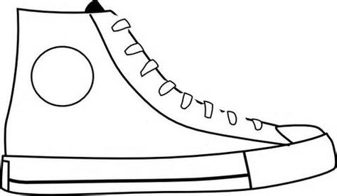 Blank Shoe Coloring Page Coloring Coloring Pages Design A Shoe Template, Simple Shoe Drawing, Shoe Drawing Ideas, Converse Shoes Drawing, Shoes Drawing Ideas, Shoe Outline, Pete The Cat Shoes, Converse Drawing, Shoe Drawing