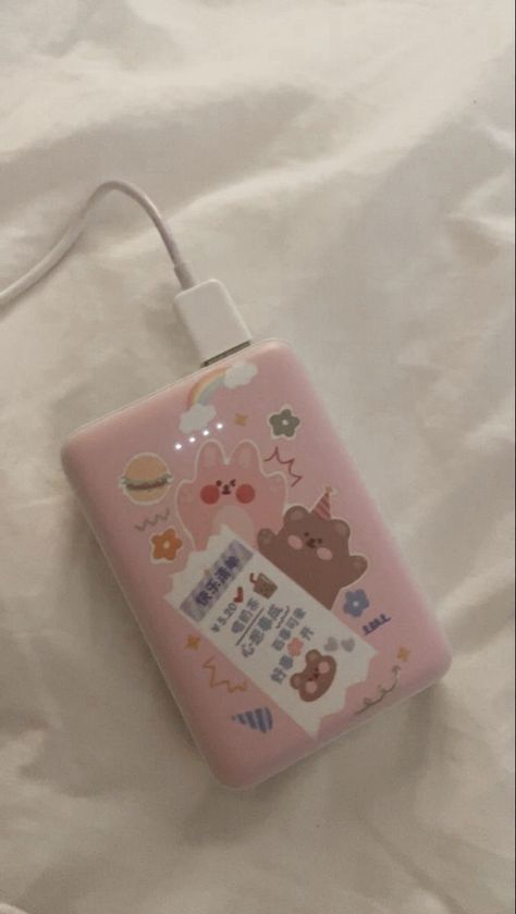 Cute Powerbank, Calligraphy Quotes Love, All Body Workout, Pink Aura, What's In My Bag, What In My Bag, Kawaii Shop, In My Bag, School Motivation