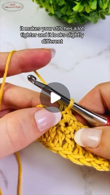 WeCrochet on Instagram: "There are so many things to learn in crochet...did you know that there is a difference between a yarn over and yarn under? Learn more from Nicky in this quick video. 📷 by @nickishomemadecrafts: Do you know the difference between Yarn Over vs Yarn Under? When do YOU use each one in crochet? ❤️ I have a slower version on my website and YouTube channel. Just click the LINK IN MY BIO and look for the magnifying glass🔍 and search “crochet tips” or “yarn under” ❤️ . . Example Yarn shown: @wecrochetofficial . . . #crochet #nickishomemadecrafts #crochettutorial #crochetersofinstagram #crochetaddict #crochettips #crochettipsandtricks #crochettip" Yarn Over Vs Yarn Under Crochet, Things To Learn, Crochet Tips, Knitted Wit, Magnifying Glass, Loom Knitting, Crochet Ideas, Crochet Yarn, Crochet Tutorial