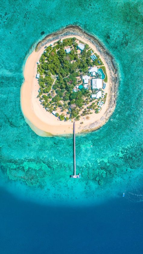 aerial drone shot of Malamala Beach Club island in Fiji Private Island Aesthetic, Fiji Island, Dream Trips, Fiji Islands, Island Paradise, Relaxing Vacations, Summer Getaway, Tropical Getaways, Dream Travel Destinations