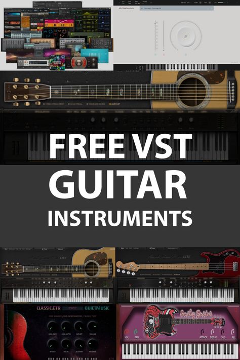 Free Guitar VST Instrument Plugins Vst Plugins Free, Fl Studio Aesthetic, Music Composition Software, Recording Studio Equipment, Music Basics, Music Engineers, Music Recording Studio, Music Mixing, Free Piano