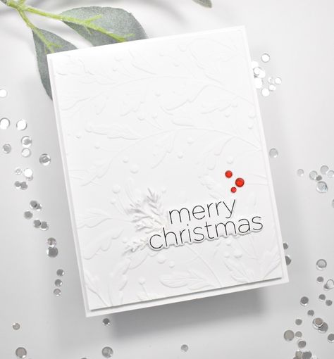 Christmas Card, Holiday Card, Seasonal Card, Hand Made Card, Christmas Greeting Card, Holiday Greeting Card, Christmas Note Card, Seasonal - Etsy Cas Christmas Cards Handmade, All White Christmas Cards, Stampin Up Christmas Cards 2024, Fancy Christmas Cards, Cas Christmas Cards, Black Greeting Cards, Embossed Christmas Cards, White Christmas Card, Christmas Card Background