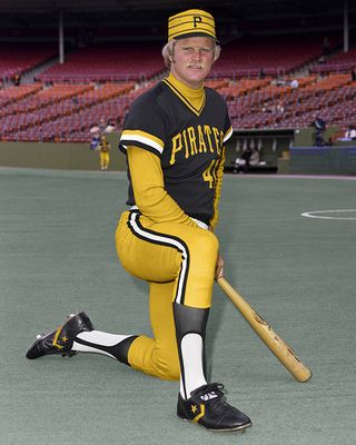 Carry a big uh...stick Baseball Batter Pose Reference, Baseball Bat Pose Reference, Baseball Bat Over Shoulder Pose, Baseball Batter Pose, Pirate Pictures, Mlb History, Baseball Pics, Mlb Uniforms, Famous Baseball Players