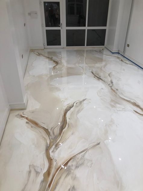 How Long Does Epoxy Flooring Last? A Guide to Lifespan and Maintenance 2 Epoxy Flooring Ideas, Epoxy Floor Designs, Flooring Modern, Epoxy Floor 3d, Epoxy Resin Flooring, Resin Flooring, Marble Flooring Design, Metallic Epoxy Floor, Epoxy Floors