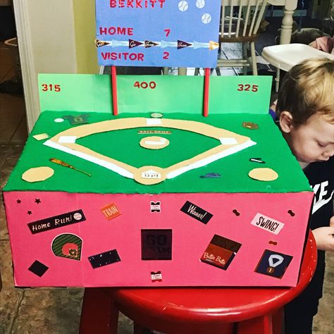 So fun to do together especially if you love baseball like us! Softball Valentine Box Ideas, Baseball Valentine Boxes For Boys, Valentine Boxes For Boys, Valentine Box Ideas, Baseball Valentine, Valentine Boxes, Valentine Day Boxes, Valentine Box, Valentine Fun