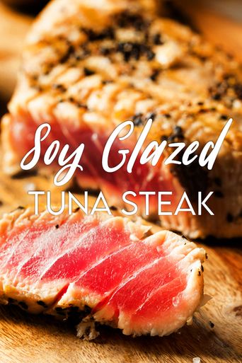 Ahi Tuna And Rice Recipe, Searing Tuna Steaks, Ahi Tuna Glaze, Tuna Steak Glaze, Easy Ahi Tuna Recipe, Pan Fry Tuna Steak, Pan Fried Tuna Steak Recipes, Pan Seared Tuna Steak Recipes Soy Sauce, Best Ahi Tuna Steak Recipe