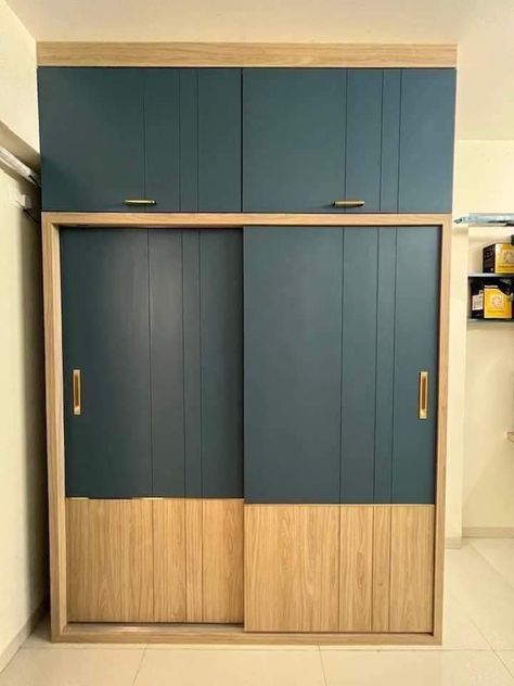 Slaiding Wadroop, 3 Door Wardrobe Laminate Design, Slide Cupboard Bedroom, Small Almirah Designs Wardrobes, Cupboard Colours Wardrobes, Aluminium Almirah Design, Almirah Designs Bedrooms Sliding, Walldrop Colour Design, Aluminium Cupboards For Bedroom