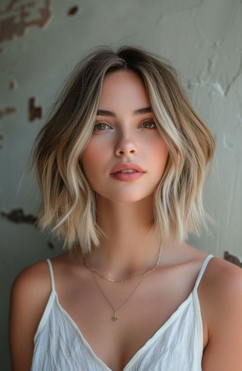 Enhance your natural texture with these 15 short wavy bob ideas, perfect for showcasing the beauty of your waves in 2024. Hairstyle 360, 1920 Hairstyles, Hairstyles 1920, Hairstyles For Oval Faces, Short Hairstyle Ideas, Bob Ideas, Inspiring Hairstyles, Men's Cuts, Easy Short Haircuts