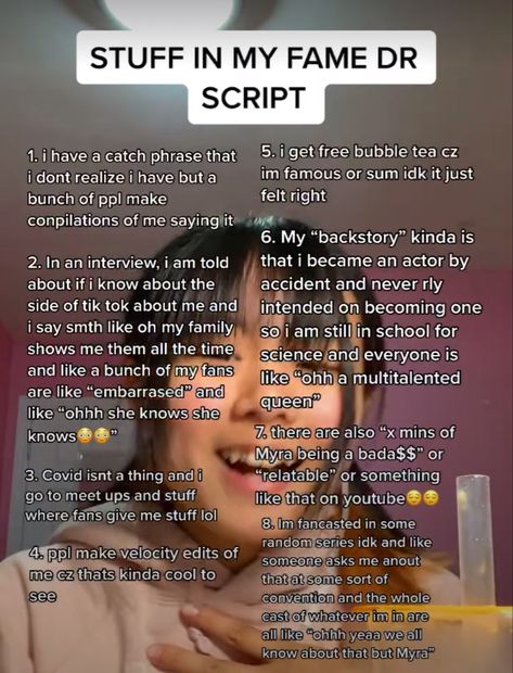 Youtuber Dr Shifting, Fame Dr Script Template, Fame Dr Ideas, Daydream Scenarios Ideas, Fame Desired Reality, Fame Dr Scenarios, Fame Dr Script, Teen Fame Dr, Identity Shifting