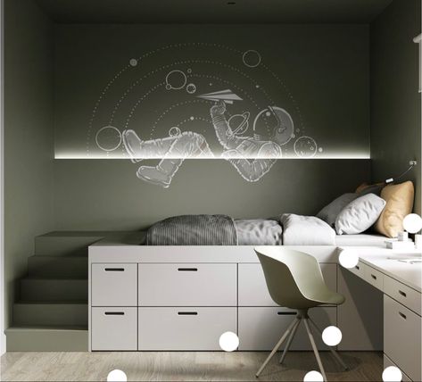 Kids Room Interior Design, Boy Bedroom Design, Kids Bedroom Inspiration, Teenage Room, Kids Bedroom Designs, Teenager's Room, Seni Dan Kraf, Kids Interior Room, Kids Interior