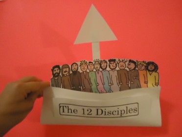 The 12 disciples Crafts 12 Disciples Craft, 12 Disciples Of Jesus, Disciples Craft, Jesus Preschool, Kindergarten Sunday School, Boat Craft, 12 Disciples, Jesus Names, Disciples Of Jesus