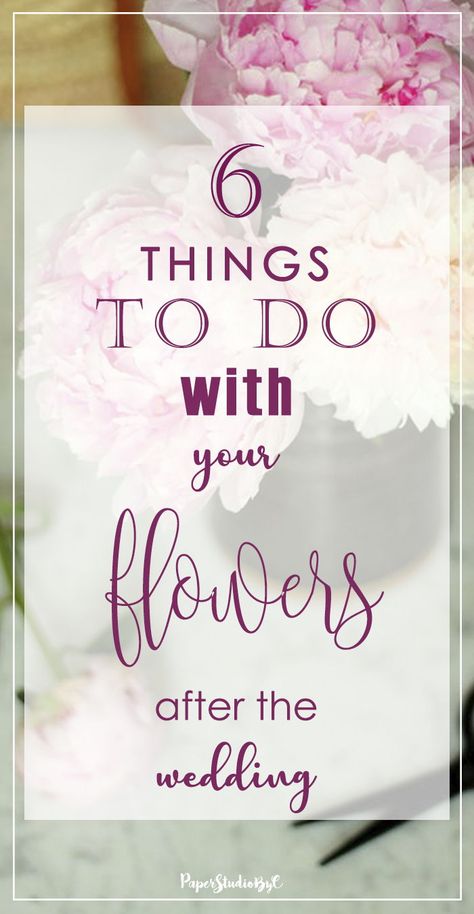 The flowers are one of the most beautiful details of the Wedding day and one thing you can avoid is throwing them out after the reception.Read on the blog to know what you can do with your flowers after the Wedding day. #flowersatwedding #weddingflowers #personalflowers #ceremonyflowers #receptionflowers #weddingbouquet #bridesmaidsbouquet #groomsboutonniere #flowers #weddingplanning #weddingplanningideas Wedding Flowers After The Wedding, Titanic Wedding, Cream Wedding Invitations, Portrait Wedding Invitations, Bridal Wedding Flowers, Free Wedding Planning Checklist, Romantic Rustic Wedding, After The Wedding, Funny Wedding Photos