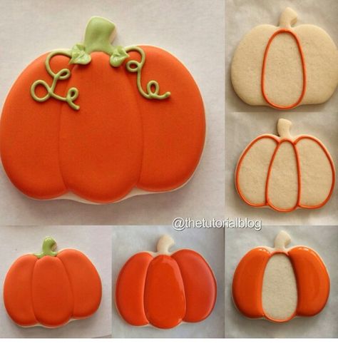 Perfect for Halloween/fall season! Pumpkin Cookies Decorated, Spider Web Cookies, Fall Decorated Cookies, Halloween Sugar Cookies Decorated, Pumpkin Sugar Cookies, Halloween Cookies Decorated, Halloween Sugar Cookies, Iced Sugar Cookies, Thanksgiving Cookies