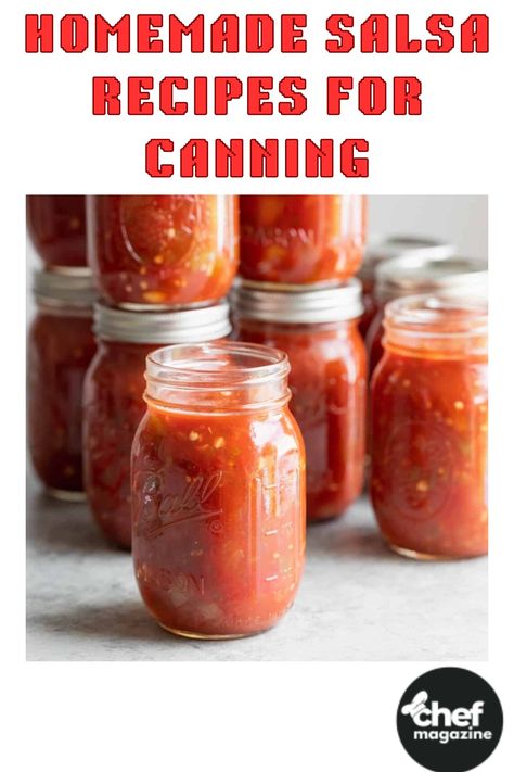 Preserve the bold flavors of summer with this Homemade Salsa Recipes for Canning! Made with fresh tomatoes, peppers, onions, and just the right amount of spice. Whether you’re using Roma tomatoes or Big Mama varieties, this homemade tomato salsa canning recipes, homemade sweet salsa recipe for canning is delicious and easy to make. Great for pairing with chips, tacos, and more. Ensure your jars are clean and follow safe canning practices. Learn more tips on perfecting your canned salsa! Canned Restaurant Salsa Recipe, Salsa With Tomato Sauce, Making And Canning Salsa, Canned Tomato Salsa Recipe, Sweet Salsa Recipe For Canning, Homemade Sweet Salsa, Tomato Salsa Canning Recipes, Canned Salsa Recipe With Fresh Tomatoes, Canning Recipes For Tomatoes