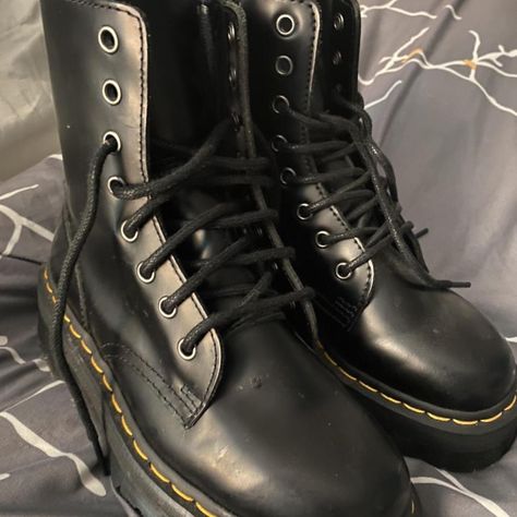 Dc Marten’s platform boots with zipper
Only worn a... - Depop Dc Marten, Acnh Ideas, Platform Boots, A Couple, Women Wear, Zipper, Boots