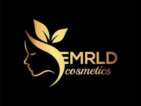 Emrld Cosmetics Logo Cosmetics Logo, Logo Online Shop, Tool Logo, Graphic Design Work, Logo Desing, S Logo Design, Logo Process, Cosmetic Logo, Real Estate Logo Design