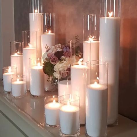 White sand wax Candle Lit Buffet Table, Filled Vases, Pearl Candle, Candle Making Wax, Sand Candles, Novelty Candles, Lighted Centerpieces, Bulk Candles, Big Candles