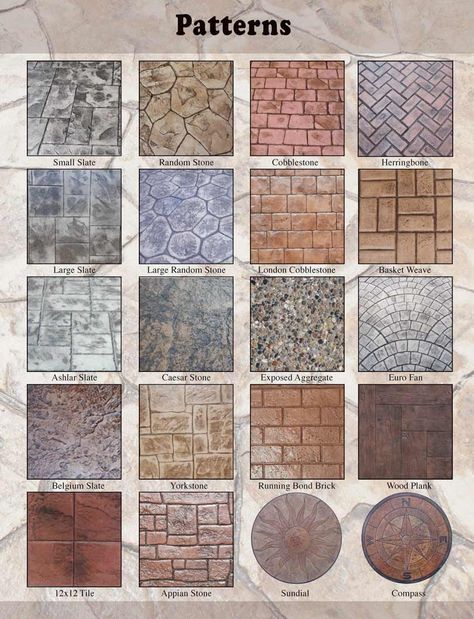 Stamped Concrete Patterns Concrete Patterns, Stamped Concrete Patterns, Decoration Beton, Sunroom Addition, Cement Patio, Concrete Patio Designs, Concrete Patios, Stamped Concrete Patio, Concrete Driveways