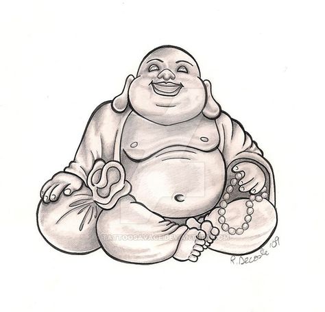 This is the drawing to the fabulous tattoo I uploaded... This is a custom design..... This piece is not for public usage..... Fat Buddha Tattoo, Laughing Buddha Tattoo, Buddha Tattoo Sleeve, Buddha Drawing, Buddha Tattoo Design, Buddha Tattoos, Star Tattoo Designs, Buddha Tattoo, Happy Buddha