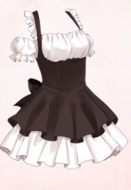 Gacha Maid Dress, I Want Pizza, Vestidos Anime, Fashion Sketches Dresses, Anime Clothes, Cute Aprons, Drawing Anime Clothes, Maid Outfit, Dress Design Sketches