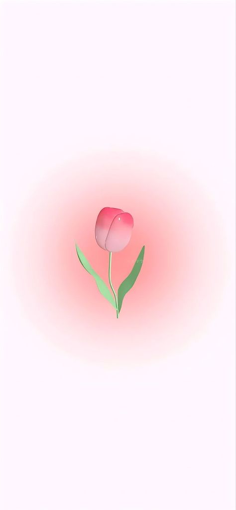 Tulips Aesthetic Wallpaper Iphone, Cute Tulips Wallpaper, Cute Pink Lockscreen, Wallpaper Tulips, Flower Wallpaper Iphone, Tulip Wallpaper, Tulips Wallpaper, Minimalist Wallpaper Phone, Heart Iphone Wallpaper