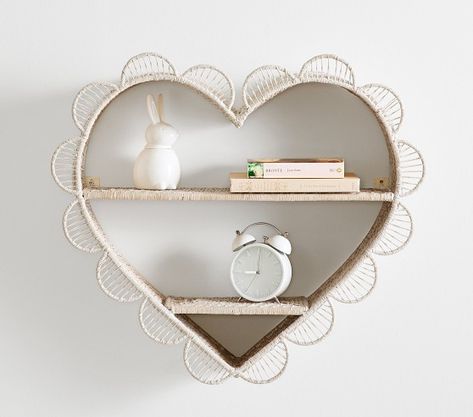 Nursery Decor & Nursery Wall Decor | Pottery Barn Kids Heart Shelf, Rooms Decoration, Kid Toy Storage, Pottery Barn Teen, My New Room, Dream Room, New Room, Girl Nursery, Pottery Barn Kids