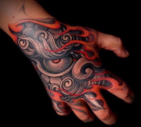 japanese hand tattoos Japanese Tattoos Sleeve, Tattoos Sleeve For Men, Dragon Hand Tattoo, Traditional Japanese Tattoo Sleeve, Japanese Hand Tattoos, Japanese Tattoo Women, Skull Hand Tattoo, Japanese Tattoo Symbols, Tattoos Sleeve