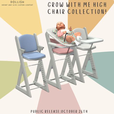 Sims 4 Cc Functional Furniture, Sims 4 High Chair Patreon, Sims 4 Cc Pushchair, High Chair Sims 4 Cc, Dollish Sims 4, Sims 4 Highchair, Sims 4 Cc High Chair Patreon, Sims 4 Infant Cc Furniture Functional, Sims 4 Cc High Chair