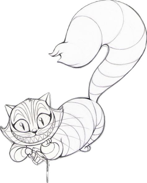 Cheshire Cat - Mantova Comics sketch 2 Cheshire Cat Drawing, Cheshire Cat Tattoo, Comics Sketch, Alice In Wonderland Drawings, Tattoo Themes, Cheshire Cat, Tattoo Drawings, Alice In Wonderland, Chalk