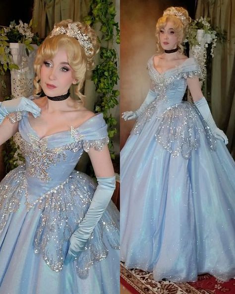 Disney Princess Inspired Dresses, Cinderella Ballgown, Cinderella Gown, Cinderella Outfit, Debut Gowns, Cinderella Cosplay, Disney Princess Cosplay, Disney Dress Up, Disney Belle