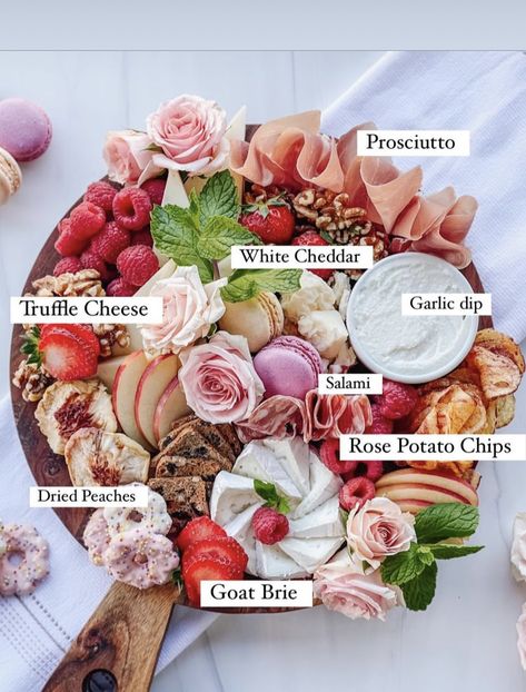 Easy Valentines Day Charcuterie Board, Charcuterie Board Barbie, Galentines Party Finger Food, Pink Cheese Board, Galentine Charcuterie Board, Girly Charcuterie Board, Romantic Charcuterie Board For Two, Pink Charcuterie Board Ideas, Galentines Charcuterie Board Ideas