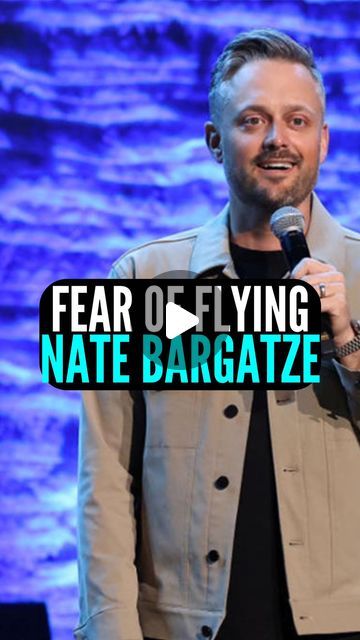 Nate Bargatze Comedy, Nate Bargatze, Bill Engvall, Comedian Videos, Standup Comedy, Viral Makeup, Laugh Track, Fear Of Flying, Types Of Humor