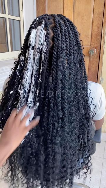 Marley Twists Bohemian, Boho Island Twist Over Locs, Havana Twist With Curly Ends, Goddess Passion Twists With Color, Medium Boho Passion Twists, Boho Singalese Twist, Boho Cuban Twist, Boho Marley Twists Black Women, 2023 Braid Hair Trends For Black Women