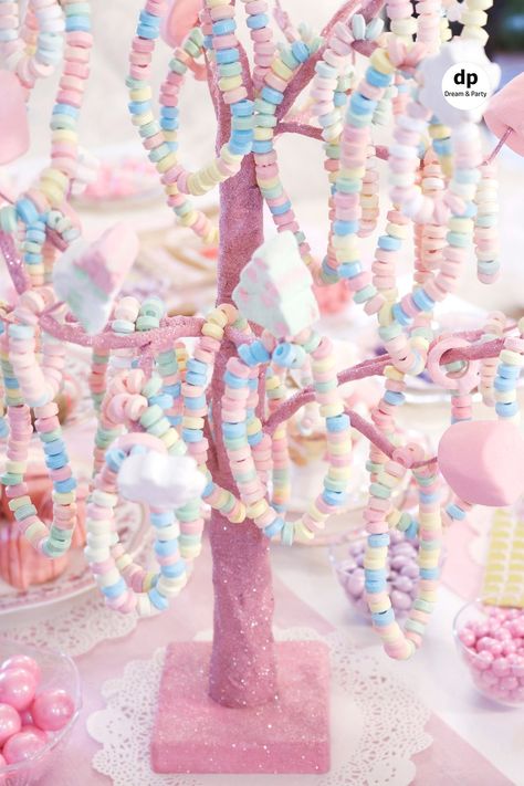 4de Verjaardag, Candy Land Birthday Party, Princess Theme Birthday, Unicorn Themed Birthday Party, Candy Birthday Party, Princess Tea Party, Candyland Birthday, Candy Land Christmas Decorations, Candyland Party