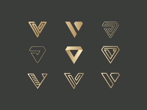 V for Vanquish logo Proposals V Logo Design Ideas, Www Logo, Gem Logo, Logo Typo, V Logo Design, Vip Logo, Jewel Logo, Logos Vintage, Inspiration Logo Design