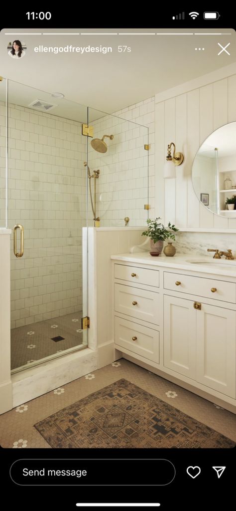 Colonial House Bathroom Remodel, Classic Colonial Bathroom, Colonial Bathroom Vanity, Vintage Primary Bathroom, Modern Colonial Bathroom Master Bath, Master Bath And Closet Layout, Traditional Master Bath, Colonial Bathroom, Master Bath And Closet