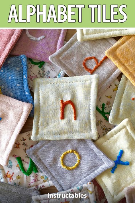 Diy Fabric Alphabet Letters, Embroider Animals, Embroidered Alphabet Letters, Diy Alphabet Letters, Fabric Numbers, Animals Numbers, Embroidered Alphabet, Different Alphabets, Culture Center