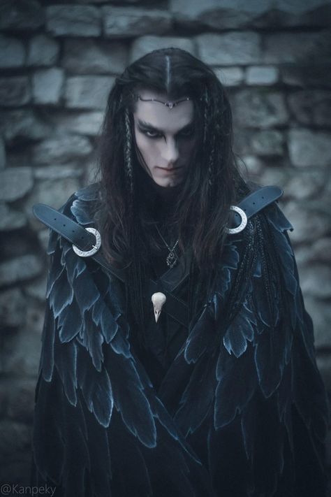 Dark Elf Costume Male, Witcher Costume Men, Hades Photoshoot, Hades Costume Men, Male Witch Costume, Male Fairy Aesthetic, Dark Elf Costume, Dark Elf Male, Fae Outfit