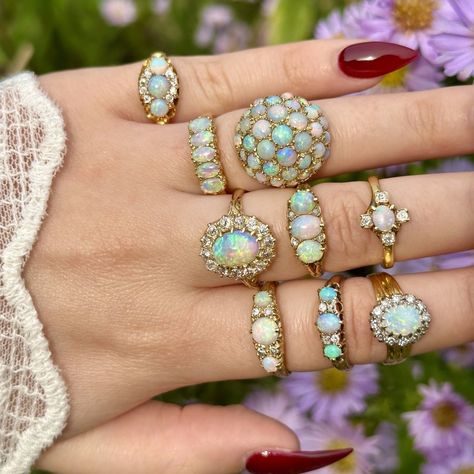 Opals!✨ We're loving the gorgeous pastel shades of this dreamy stone- it makes the perfect rainbow of colours for spring time🌸🌱 How beautiful is that pink-purple hue?💓 Get 15% off when you sign up for our newsletter! Interest-free finance options are available through Klarna! Get the jewellery of your dreams and pay at your own pace. - #theantiquejewellerygroup #jewellery #jewelry #antiquejewellery #antiquejewelry #rotd #ringoftheday #jotd #jewelleryoftheday #opaljewelry #antiqueopal ... Pastel Shades, Knee High Leather Boots, Gem Ring, Purple Hues, Antique Jewellery, Opal Jewelry, How Beautiful, Spring Time, Pink Purple