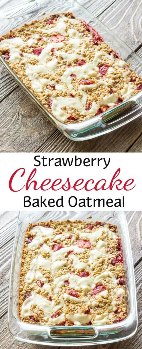 Oatmeal Desserts, The Wholesome Dish, Cheesecake Baked, Work Breakfast, Kidney Diet, Baked Oatmeal Recipes, What's For Breakfast, Oatmeal Breakfast, Snacks Für Party