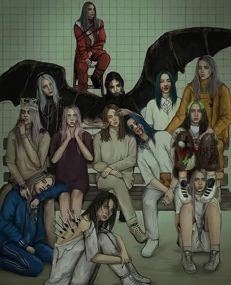 I Love Billie Eilish, Billie Eilish Outfits, Six Feet Under, Anime Wall Art, Pretty Art, Favorite Person, Not Mine, Billie Eilish, Music Artists