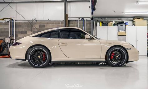 Cream Porche Car, Cream Porsche, Cream Car, Porche Car, Car Tattoos, White Car, Car Hacks, Classic Porsche, Car Projects