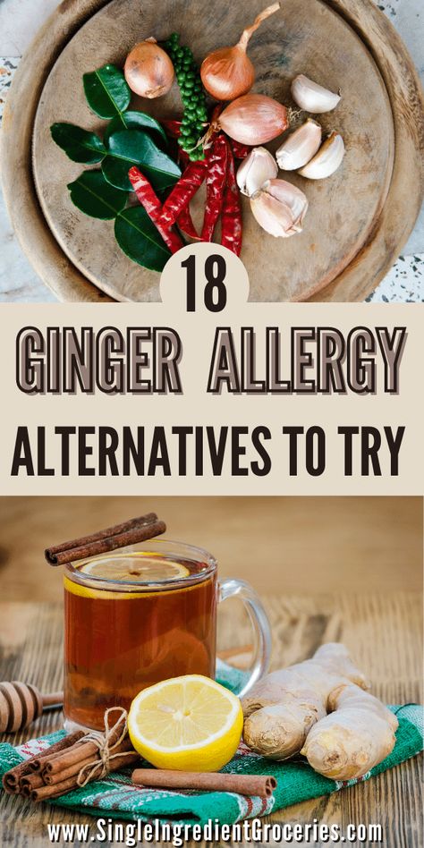 Ginger Substitute, Food Allergy Symptoms, Sushi Ginger, Pediatric Nutrition, Diet Changes, Allergy Remedies, Food Substitutions, Food Intolerance, Ginger Recipes