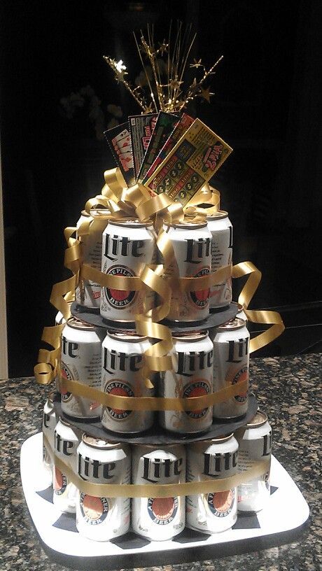 Beer Cakes, Beer Can Cakes, Birthday Beer Cake, Gifts For Him Birthday, Birthday 21st, Cake In A Can, Beer Cake, Beer Birthday, Beer Cans