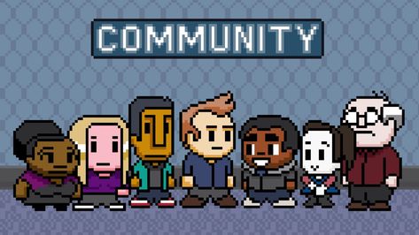 Community Tv Show, Community Tv, Community Show, Film Anime, Tv Wall Design, Best Wallpaper, Star Citizen, 8 Bit, Best Tv