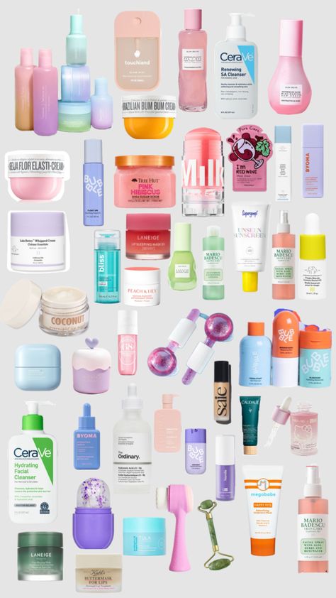 Tell me what POPULAR skincare brand i don’t have on here Popular Skincare, Popular Skin Care Products, Makeup Bag Essentials, Korean Skincare Routine, Skincare Organization, Skincare Brand, Skin Care Brands, Brand Me, Homemade Skin Care