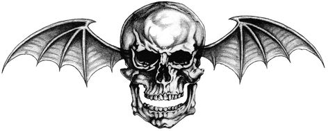 "Deathbat". #A7X4LIFE A7x Logo, Avenged Sevenfold Logo, Avenged Sevenfold Wallpapers, Ghost Bc, Alternative Metal, Avenged Sevenfold, Background Images Wallpapers, Arte Sketchbook