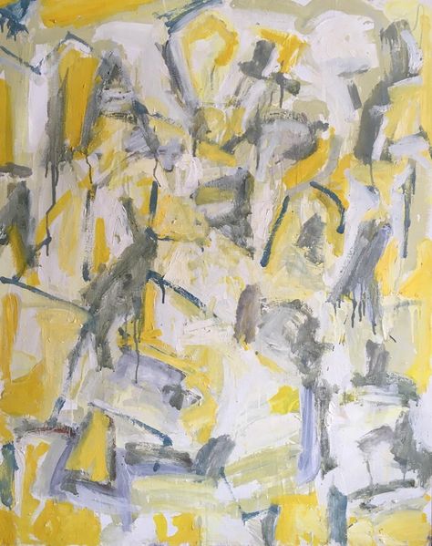 Gray And Yellow Aesthetic, Yellow And Grey Aesthetic, Wallpaper Interior Design, The Stag, Grey Painting, Wallpaper Interior, Paint Canvas, Gray Aesthetic, Paintings Abstract